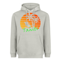 Outdoor T  Shirt Tahiti Retro Vintage Sunset T  Shirt Heavyweight Hoodie | Teevron
