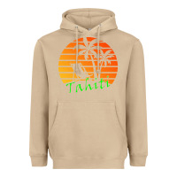 Mushroom outdoor t  shirt tahiti retro vintage sunset t  shirt Heavyweight Hoodie - linhVisuals