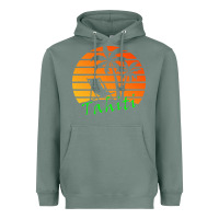 Sage outdoor t  shirt tahiti retro vintage sunset t  shirt Heavyweight Hoodie - linhVisuals