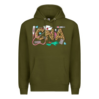 Army Green Western Certified Nursing Assistant Premium Hoodie - LillyAllenDesigns