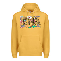 Mustard Western Certified Nursing Assistant Premium Hoodie - LillyAllenDesigns