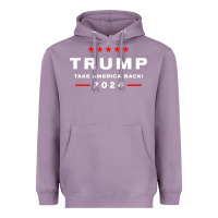Lavender donald trump 2024 take america back election   the return sweatshirt Heavyweight Hoodie - linhVisuals