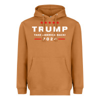 Meerkat donald trump 2024 take america back election   the return sweatshirt Heavyweight Hoodie - linhVisuals