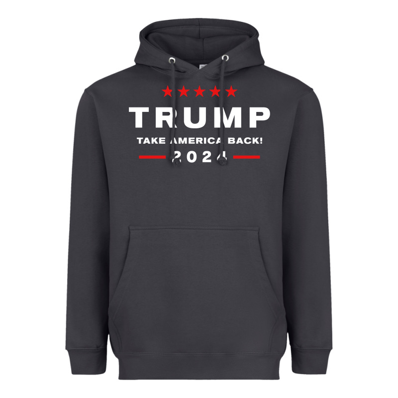 Donald Trump 2024 Take America Back Election   The Return Sweatshirt Heavyweight Hoodie by linhVisuals | Teevron