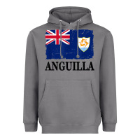Storm flag of anguilla   anguilla banner t shirt Heavyweight Hoodie - linhVisuals