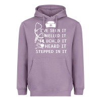 Lavender nurse t  shirt nurse i've seen it smelled it touched it t  shirt Heavyweight Hoodie - linhVisuals