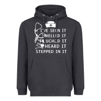 Smoke nurse t  shirt nurse i've seen it smelled it touched it t  shirt Heavyweight Hoodie - linhVisuals