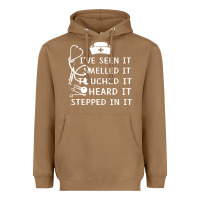Toasted Coconut nurse t  shirt nurse i've seen it smelled it touched it t  shirt Heavyweight Hoodie - linhVisuals