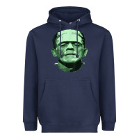 Navy frankenstein monster classic horror flick t shirt Heavyweight Hoodie - linhVisuals