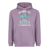 Lavender funny herbalist because a witch is frowned upon herbalism t shirt Heavyweight Hoodie - linhVisuals