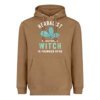 Toasted Coconut funny herbalist because a witch is frowned upon herbalism t shirt Heavyweight Hoodie - linhVisuals