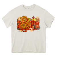 Cream year of the dragon chinese new year 2024 Heavy Core Tee - CowGirlArtShop
