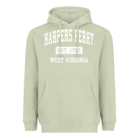 Matcha harpers ferry west virginia wv vintage established sports pullover hoo Heavyweight Hoodie - linhVisuals