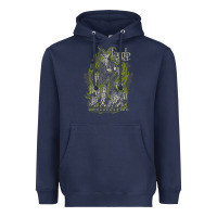 Navy lamb of god music concert Heavyweight Hoodie - linhVisuals