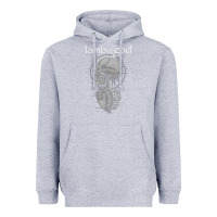 Heather Grey lamb of god music concert Heavyweight Hoodie - linhVisuals