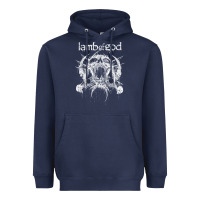 Navy lamb of god music concert Heavyweight Hoodie - linhVisuals