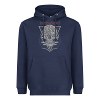 Navy lamb of god music concert Heavyweight Hoodie - linhVisuals