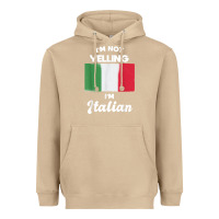 Mushroom i'm not yelling i'm italian t shirt Heavyweight Hoodie - linhVisuals