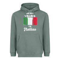 Sage i'm not yelling i'm italian t shirt Heavyweight Hoodie - linhVisuals