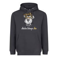 Smoke birthday and mother's day gift miniature schnauzer mom t shirt Heavyweight Hoodie - linhVisuals