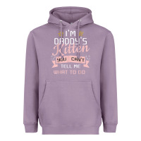 Lavender daddy's kitten ddlg littlespace daddy dom cgl t shirt Heavyweight Hoodie - linhVisuals