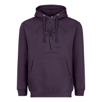 Plum retro cool laguna beach california palm tree unique novelty sweatshirt Heavyweight Hoodie - linhVisuals