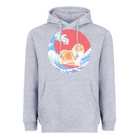 Heather Grey rough collie t  shirt rough collie gifts   ocean waves surfing rough c Heavyweight Hoodie - linhVisuals