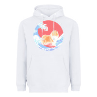 White rough collie t  shirt rough collie gifts   ocean waves surfing rough c Heavyweight Hoodie - linhVisuals