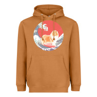Meerkat rough collie t  shirt rough collie gifts   ocean waves surfing rough c Heavyweight Hoodie - linhVisuals