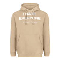 Mushroom i hate everyone stupid cunts t shirt Heavyweight Hoodie - linhVisuals