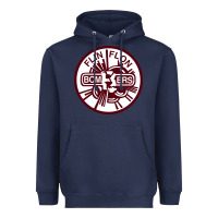 Navy the-flin-flon-bombers-pen Heavyweight Hoodie - linhVisuals
