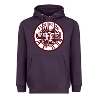 Plum the-flin-flon-bombers-pen Heavyweight Hoodie - linhVisuals
