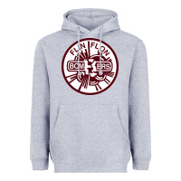 Heather Grey the-flin-flon-bombers-pen Heavyweight Hoodie - linhVisuals