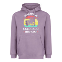 Lavender someone in colorado loves me t  shirt someone in colorado loves me fun Heavyweight Hoodie - linhVisuals