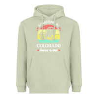 Matcha someone in colorado loves me t  shirt someone in colorado loves me fun Heavyweight Hoodie - linhVisuals