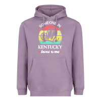 Lavender someone in kentucky loves me t  shirt someone in kentucky loves me fun Heavyweight Hoodie - linhVisuals