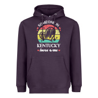 Plum someone in kentucky loves me t  shirt someone in kentucky loves me fun Heavyweight Hoodie - linhVisuals