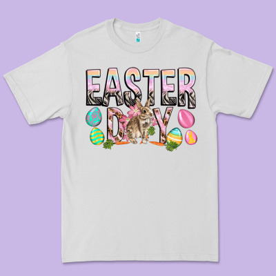 Easter Day With Rabbit Premium Tee Designed By Howdyjamesfarm