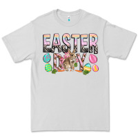 Dove Grey Easter Day with rabbit Premium Tee - HowdyJamesFarm