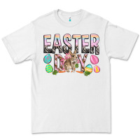 White Easter Day with rabbit Premium Tee - HowdyJamesFarm