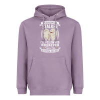 Lavender great pyrenees stalker great pyrenees gifts great pyrenees t shirt Heavyweight Hoodie - linhVisuals
