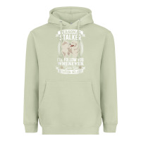 Matcha great pyrenees stalker great pyrenees gifts great pyrenees t shirt Heavyweight Hoodie - linhVisuals