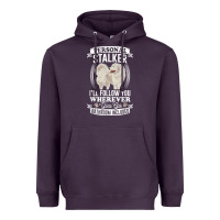 Plum great pyrenees stalker great pyrenees gifts great pyrenees t shirt Heavyweight Hoodie - linhVisuals