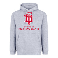 Heather Grey the-dubuque-fighting-saints-pen Heavyweight Hoodie - linhVisuals