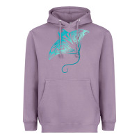 Hawaii Tribal Manta Ray Hawaiian Shirt Shark Lover T Shirt Heavyweight Hoodie | Teevron