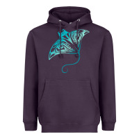 Plum hawaii tribal manta ray hawaiian shirt shark lover t shirt Heavyweight Hoodie - linhVisuals