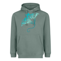 Sage hawaii tribal manta ray hawaiian shirt shark lover t shirt Heavyweight Hoodie - linhVisuals