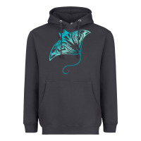 Smoke hawaii tribal manta ray hawaiian shirt shark lover t shirt Heavyweight Hoodie - linhVisuals