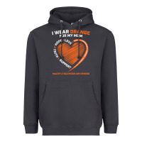 Smoke i wear orange for my mom ms multiple sclerosis awareness t shirt Heavyweight Hoodie - linhVisuals