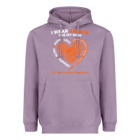 Lavender i wear orange for my mom ms multiple sclerosis awareness t shirt Heavyweight Hoodie - linhVisuals